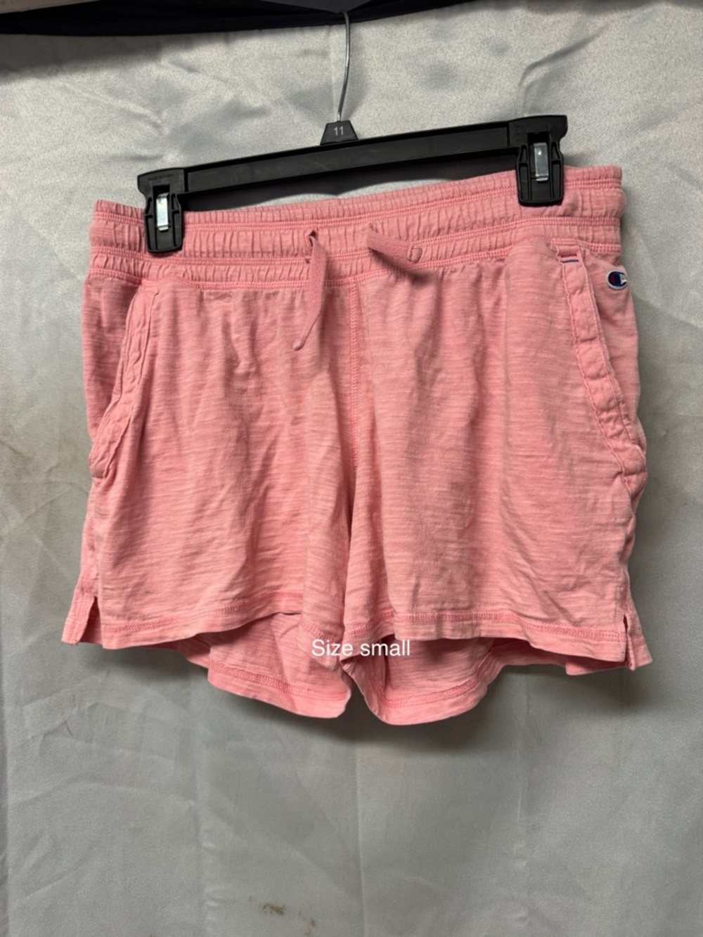 Champion Women's Coral Pink Terry Athletic Shorts